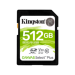 Kingston Canvas React Plus UHS-I SD Card - 512GB